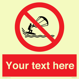 Custom No kite surfing